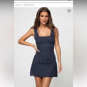Princess Polly dasha mini dress in navy